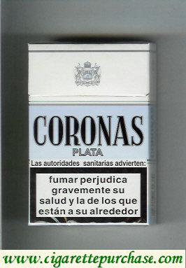 Coronas Plata cigarettes